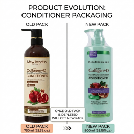 New Keratin/Keratine Queen Collagen+D Conditioner 750ml